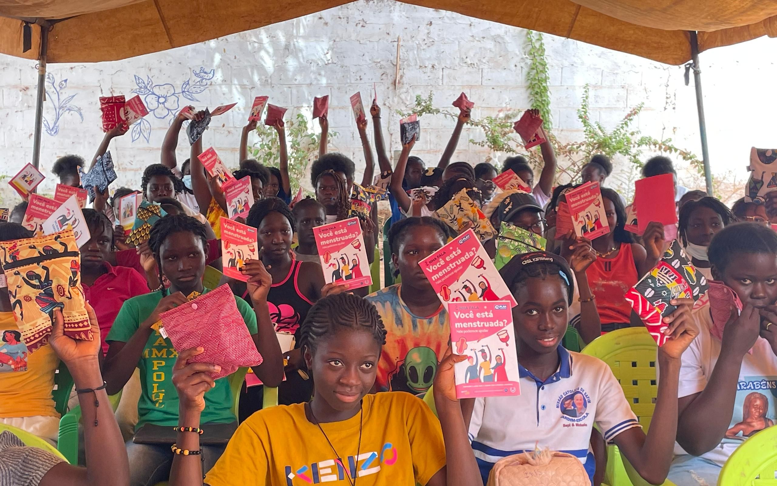 Plan Internacional leva campanha de higiene menstrual a mais de 70 meninas em Bissau